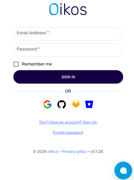 Sign in with google