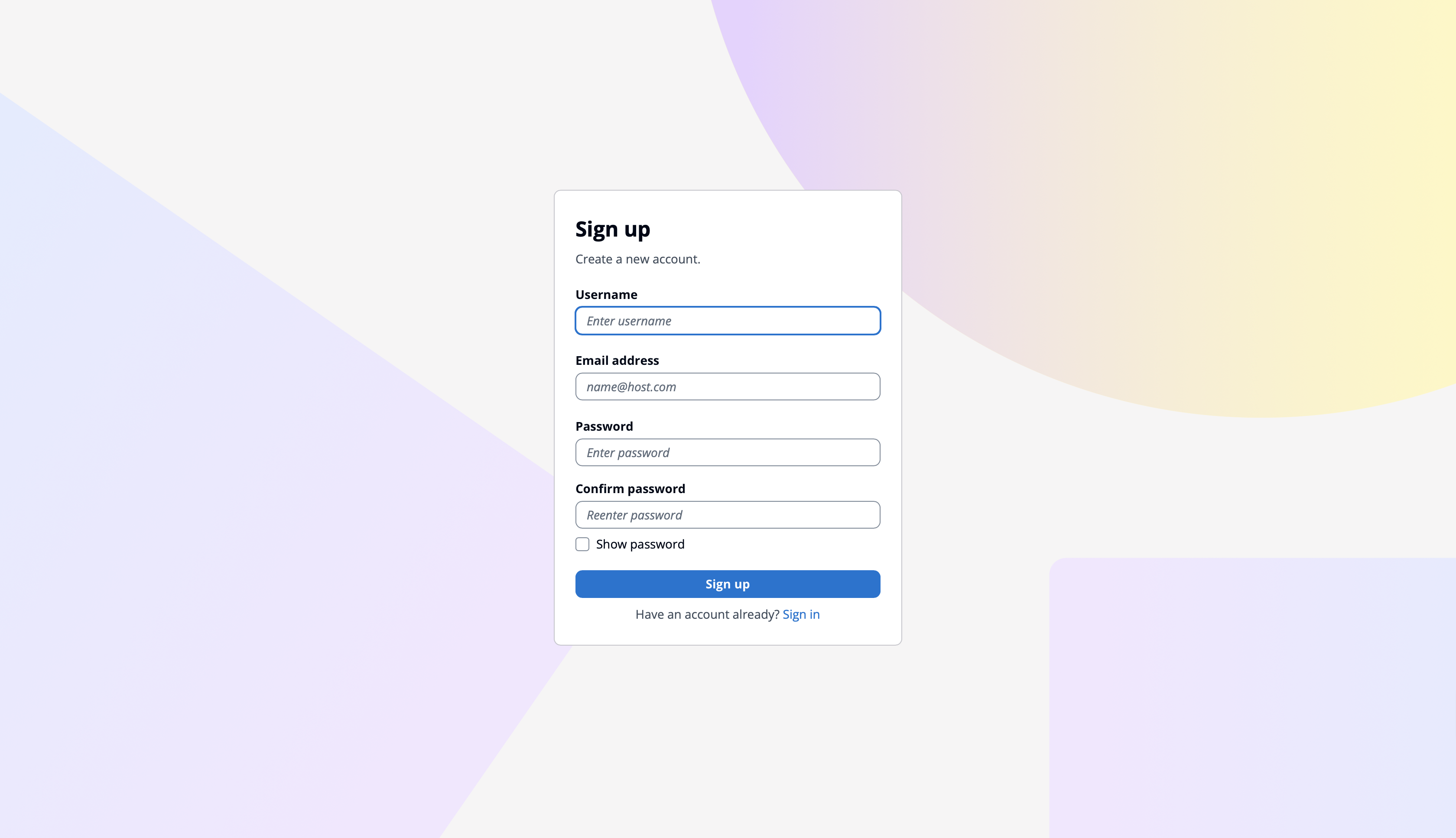 Create AWS account