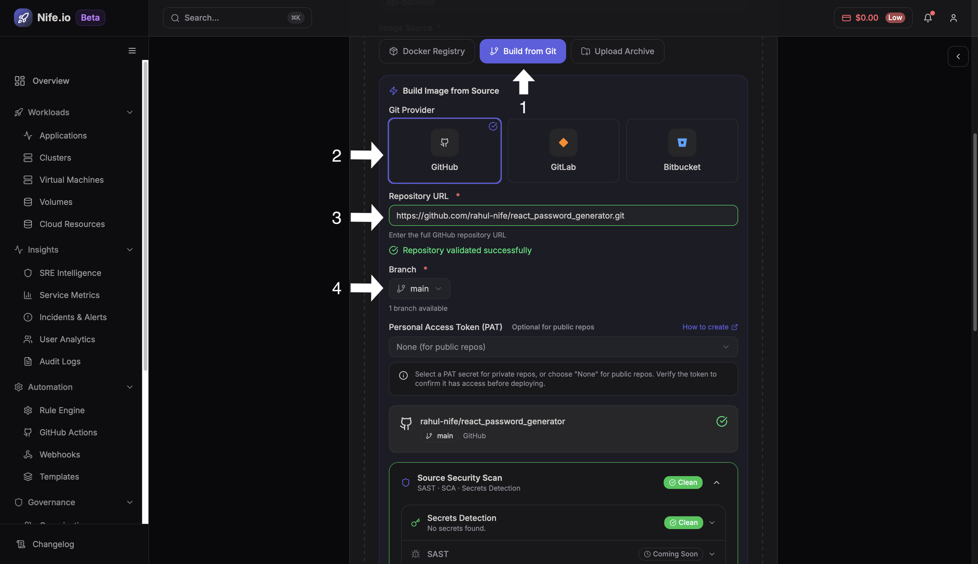 Build from GitHub