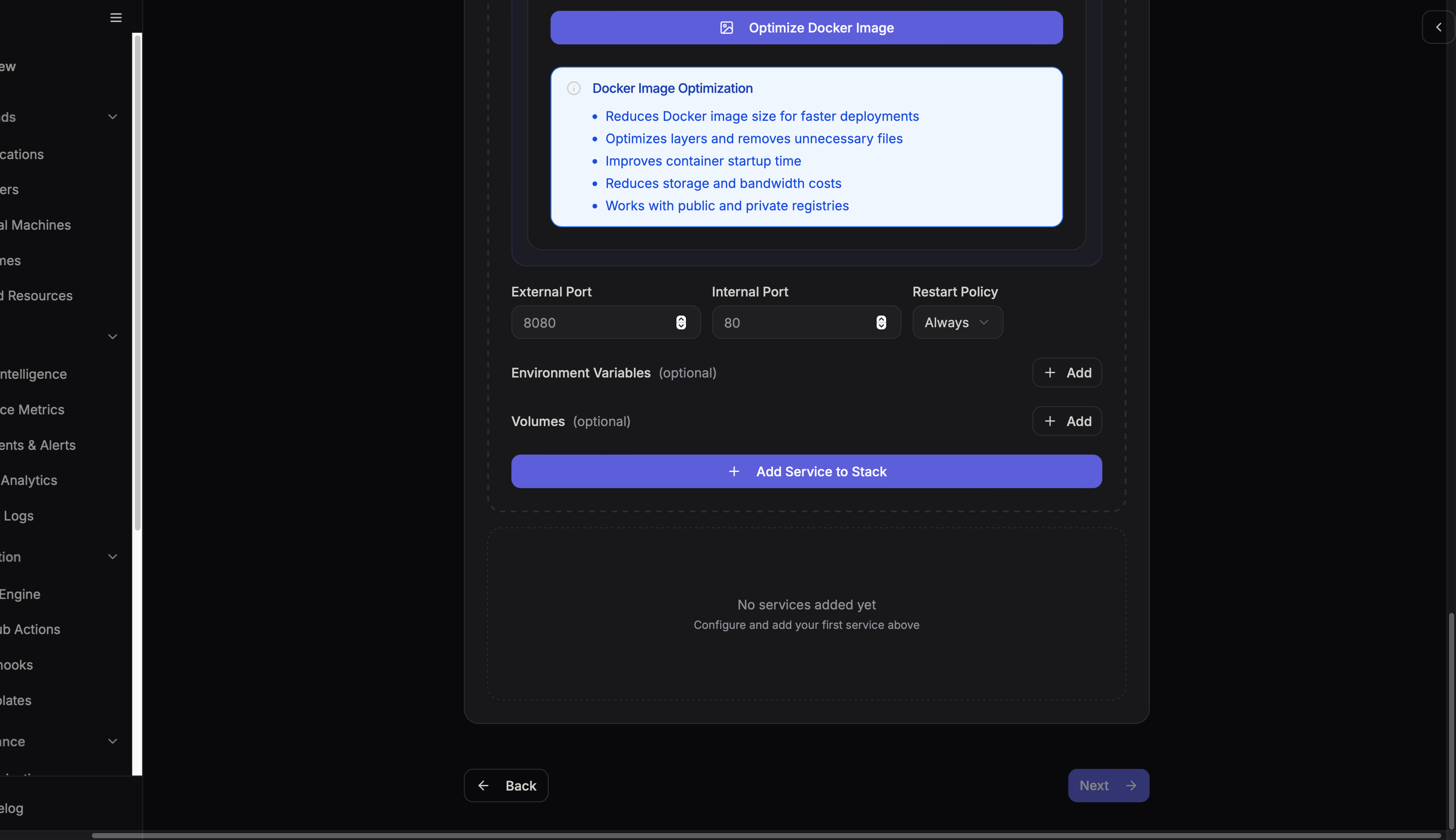 Review Build Configuration