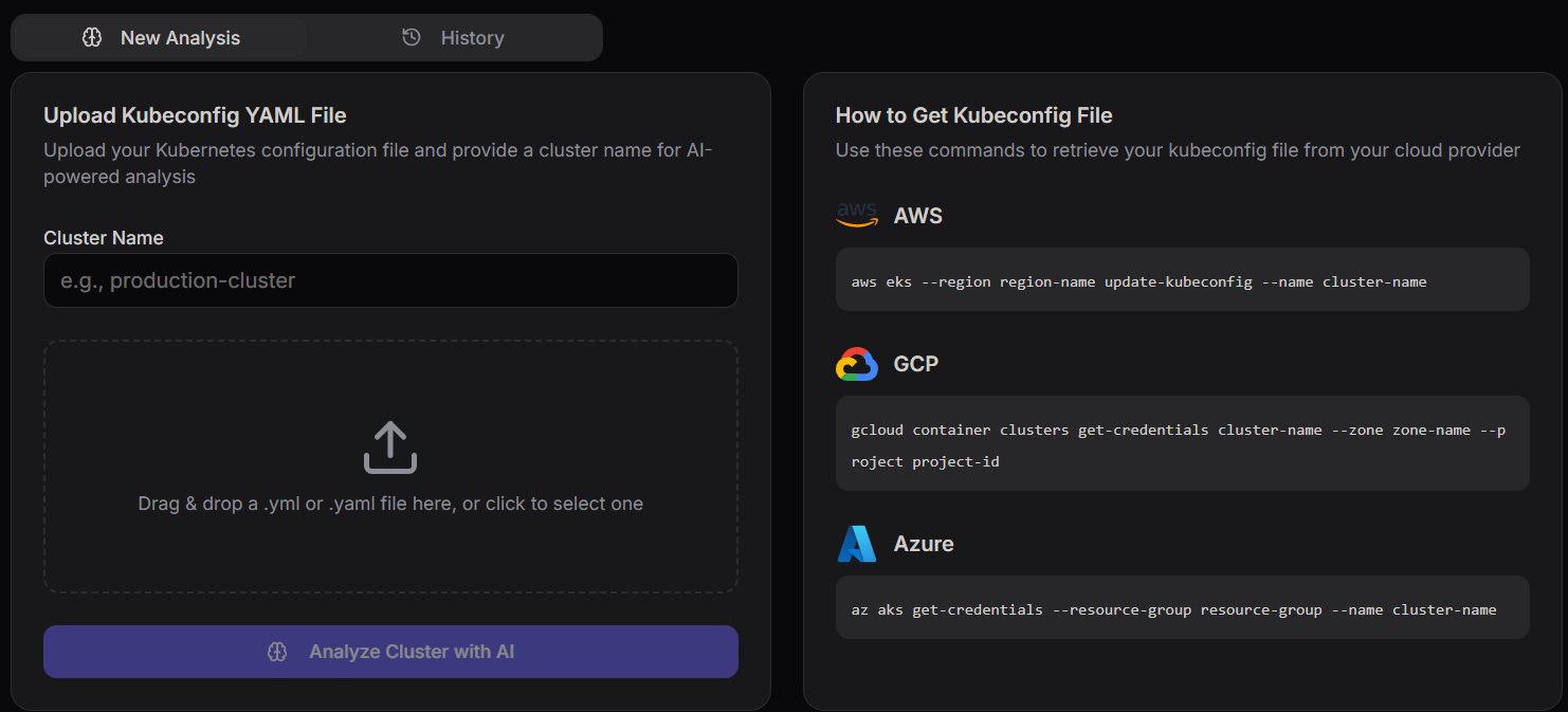 Navigate to database section