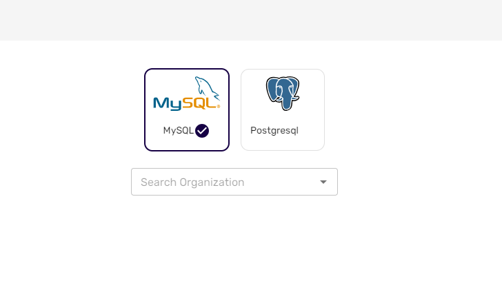 Choose MySQL or PostgreSQL