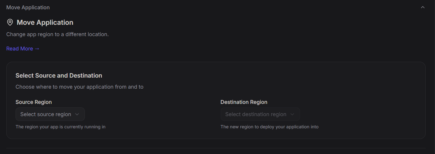 Navigate to database section